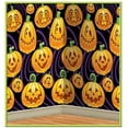thumbnail image 1 of PMU Halloween Jack-o-Lantern Backdrop Decoration for Parties, 4 feet height x 30 feet length, 1/pkg, 1 of 1