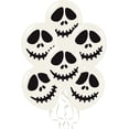 thumbnail image 1 of PMU Halloween Laughing Faces Balloons - Small Latex Balloons for Halloween Theme Parties, Trick-or-Treat & Party Favors Supplies - 12 Inch Zipper Mouth Ghost, (25/Pkg) Pkg/1, 1 of 7