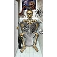 thumbnail image 1 of PMU Halloween Party Accessory Decoration Skeleton Bathroom Door Cover 30in x 60in (3/pkg) Pkg/1, 1 of 6