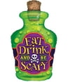 thumbnail image 1 of PMU Halloween Party Decoration Accessory 40 Inch "Eat Drink And Be Scary" Design Mylar-Foil Balloon (10/Pkg) Pkg/1, 1 of 6
