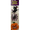 thumbnail image 1 of PMU Halloween Party Decoration Accessory Glittered Halloween Assortment (3/Pkg) Pkg/1, 1 of 1