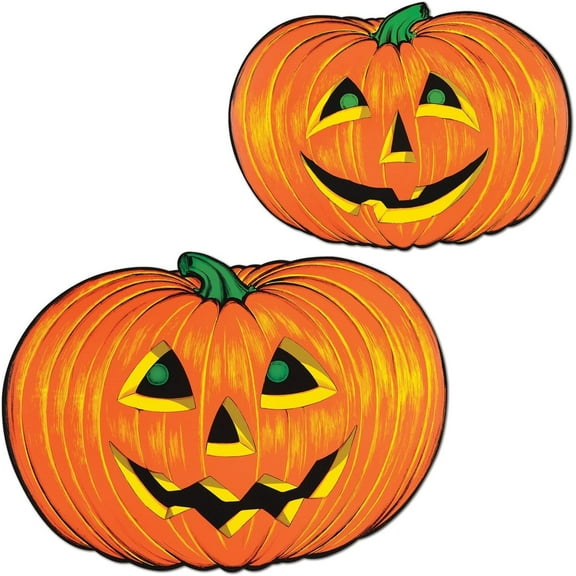 PMU Halloween Party Decoration Accessory Jack-O-Lantern Faces 25 Inch (1/Pkg) Pkg/1