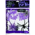 thumbnail image 1 of PMU Halloween Party Decoration Accessory Spider Webs Giant White 56 grams with 4 Spiders Pkg/1, 1 of 1