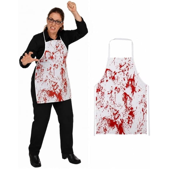 PMU Halloween Party Decoration Costume Accessory Polyester Apron