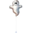 thumbnail image 1 of PMU Halloween Pre-Inflated Balloons "Flying Ghost" 14 Inch Air-Filled Pre-inflated with a Cup and a Stick (1/Pkg) Pkg/1, 1 of 1