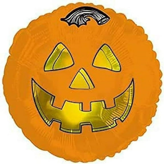PMU Halloween Pumpkin Fun 18 Inch Mylar-Foil Balloon Pkg/1