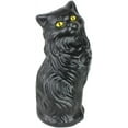 thumbnail image 1 of PMU Halloween Black Cat - Blow Mold Plastic Cat Statue - Perfect Décor for Halloween, Home, Yard, Lawn, Garden, Indoor and Outdoor - Best for Party Favors and Supplies - (Yellow Eyes) 17 Inch Pkg/1, 1 of 7