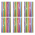 thumbnail image 1 of PMU Hawaiian Luau Tropical Curtains Sparkle Party Accessories Decoration (6/pkg) Pkg/1, 1 of 6