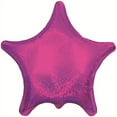 thumbnail image 1 of PMU Hot Pink Dazzleloon Star 22 Inch Mylar Balloon Pkg/10, 1 of 1