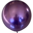 thumbnail image 1 of PMU Jumbo Latex Balloons 36 Inch Chrome Purple (12/pkg) Pkg/1, 1 of 1