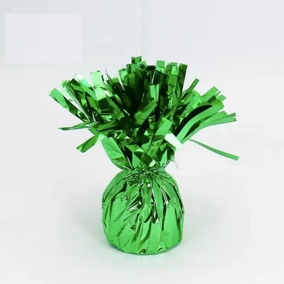 PMU Kisses Balloon Weights - Decorative Balloon Weight for Thanksgiving, Birthday, Party Favors, Christmas, Wedding & Baby Shower - 6oz, Green Pkg/6