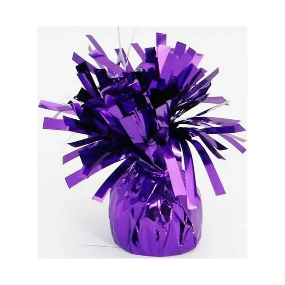 PMU Kisses Balloon Weights - Decorative Balloon Weight for Thanksgiving, Birthday, Party Favors, Christmas, Wedding & Baby Shower - 6oz, Purple Pkg/1