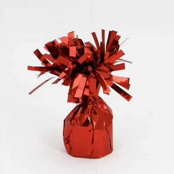 PMU Kisses Balloon Weights - Decorative Balloon Weight for Thanksgiving, Birthday, Party Favors, Christmas, Wedding & Baby Shower - 6oz, Red Pkg/12