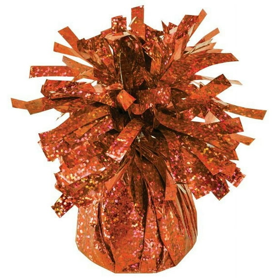PMU Kisses Balloon Weights - Decorative Balloon Weight for Christmas, Thanksgiving, Birthday, Party Favors, Wedding & Baby Shower - 6oz. Orange, Pkg/6