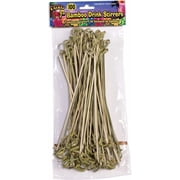 PMU Luau Bamboo Drink Stirrers 7 Inch Party Decoration and Tableware Accessory 100/Pkg Pkg/1
