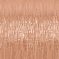thumbnail image 1 of PMU Metallic Fringe Curtains (Rose Gold) 3ft x 8ft Pkg/1, 1 of 6