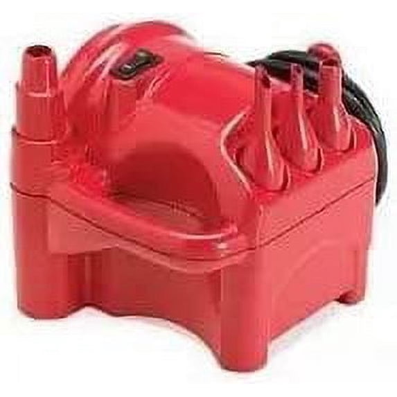 PMU Mini Cool Aire Pro Professional High Speed Electric Red Balloon Inflator 120-Volt