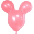 thumbnail image 1 of PMU Mouse Head Shaped Balloons 18 Inch Pink Latex Pkg/12, 1 of 1
