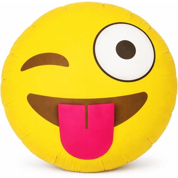 PMU Mylar Balloon 18 Inch 5 Pcs Winking Smiley Face Pkg/5