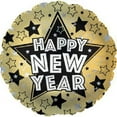 thumbnail image 1 of PMU New Year Stars 18 Inch Mylar-Foil Balloon Pkg/10, 1 of 1