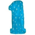 thumbnail image 1 of PMU Number One Shape 38 Inch Metallic Blue Sparkles Mylar Balloon Pkg/1, 1 of 1