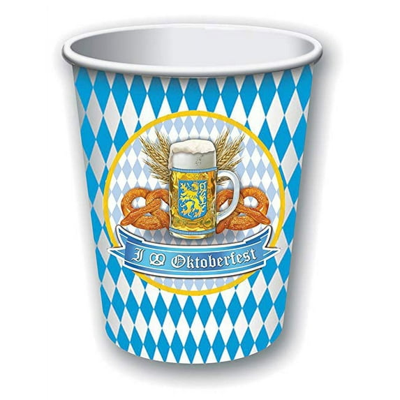 PMU Oktoberfest Cups 9 Oz (8/Pkg) Pkg/6