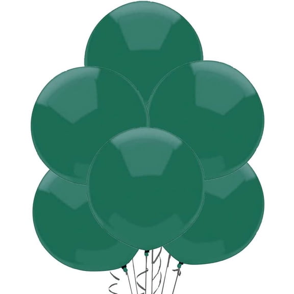 PMU Outdoor Display Balloons 17 Inch PartyTex Premier Crystal Forest Green Latex Pkg/144
