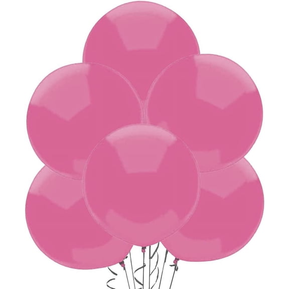 PMU Outdoor Display Balloons 17 Inch PartyTex Premier Passion Hot Pink Latex Pkg/12