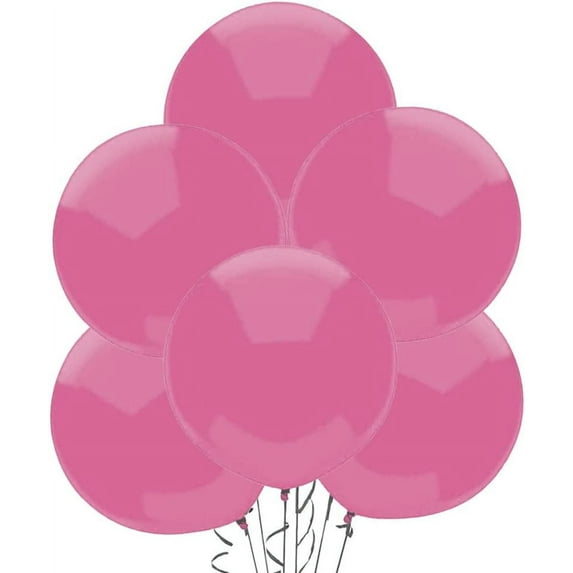 PMU Outdoor Display Balloons 17 Inch PartyTex Premier Passion Hot Pink Latex Pkg/144