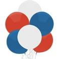 thumbnail image 1 of PMU Outdoor Display Balloons 17 Inch PartyTex Premier Patriotic Assortment Latex Pkg/12, 1 of 1