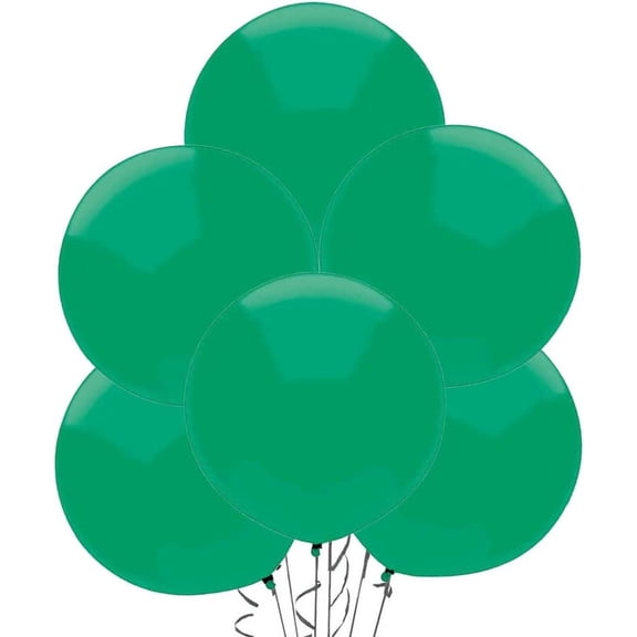 PMU Outdoor Display Balloons 17 Inch PartyTex Premier Standard Deep Jade Latex Pkg/72
