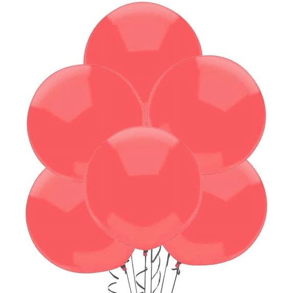 PMU Outdoor Display Balloons 17 Inch PartyTex Premier Standard Watermelon Red Latex Pkg/25