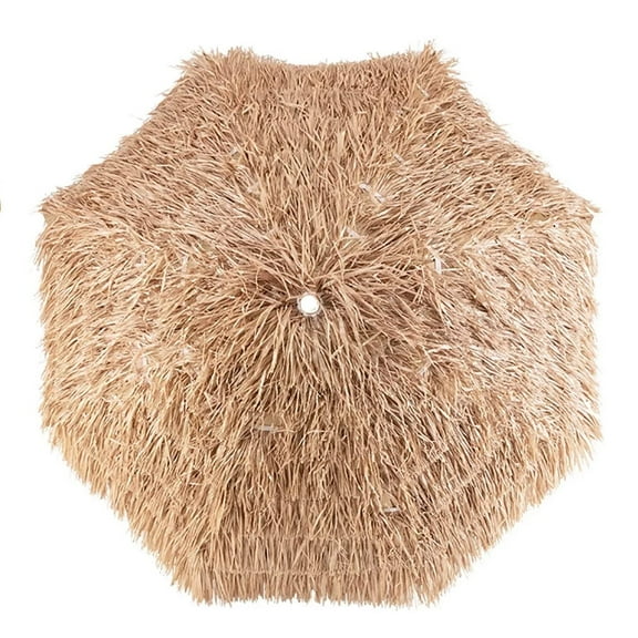 PMU Multi Stripes with Multi-Color Beach Umbrellas 78 Inch Tiki Umbrella Pkg/1