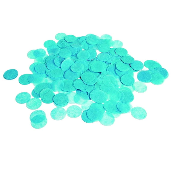 PMU Paper Balloon Confetti Turquoise (0.8oz/Pkg) Pkg/6