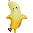 thumbnail image 1 of PMU Party Themes 22 Inch Banana Mylar-Foil Balloon (25/Pkg) Pkg/1, 1 of 1
