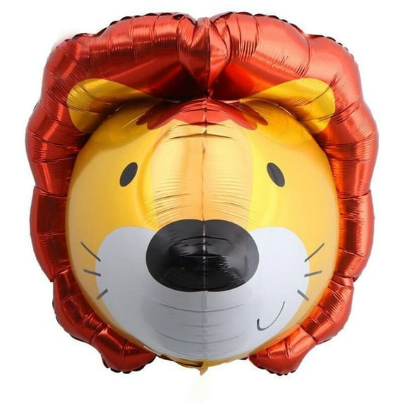 PMU Party Themes 22 Inch Orange Tiger Mylar-Foil Balloon (10/Pkg) Pkg/1