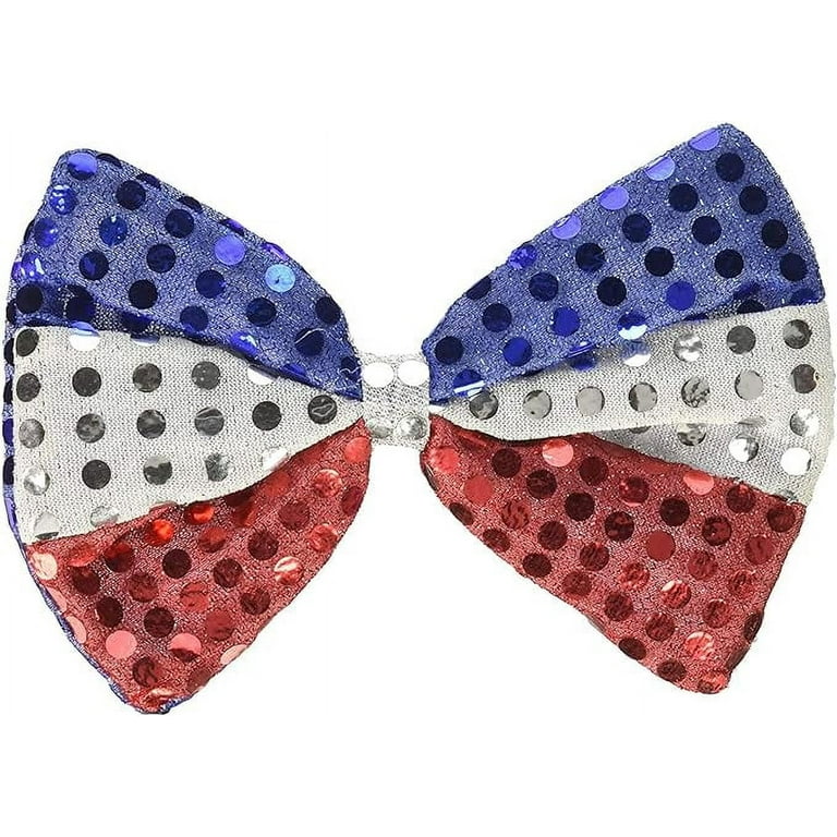 Bow Tie Sequin Red Costume Accessory Bow Tie Sequin Red Costume Accessory