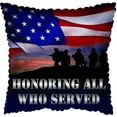 thumbnail image 1 of PMU Patriotic Veterans Day Honoring All Who Served 18 Inch Mylar-Foil Balloon Pkg/25, 1 of 7