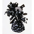thumbnail image 1 of PMU Polka Dot Kisses Balloon Weights - Decorative Balloon Weight for Christmas, Thanksgiving, Birthday, Party Favors, Wedding & Baby Shower - 6oz. Black With White, Pkg/12, 1 of 1