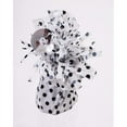 thumbnail image 1 of PMU Polka Dot Kisses Balloon Weights - Decorative Balloon Weight for Christmas, Thanksgiving, Birthday, Party Favors, Wedding & Baby Shower - 6oz. White With Black, Pkg/6, 1 of 1
