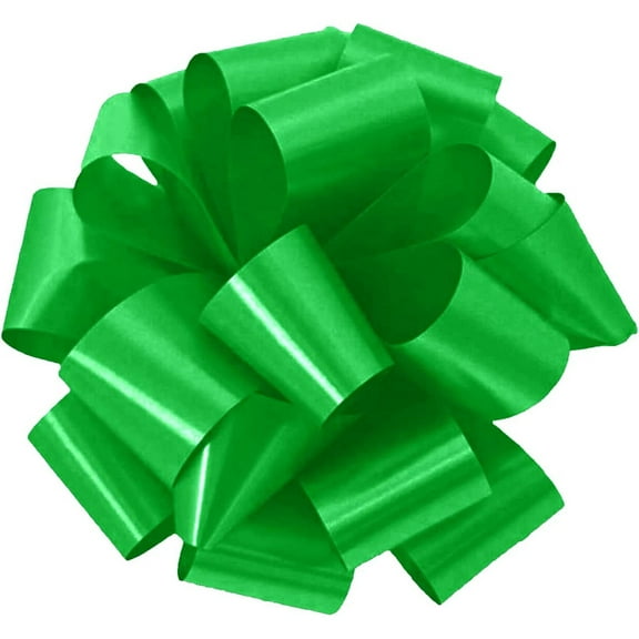 PMU Pom-Pom Pull-Apart - Pull Out Bows for Wedding, Birthdays & Anniversaries - Ribbon Bows for Flowers & Basket Decoration - Large Bow for Gift Wrapping - Nile 5 Inch 20 Loops (1/pkg) Pkg/1