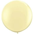 thumbnail image 1 of PMU Premium Latex Balloons - Jumbo Size Balloons for Birthdays, Wedding Parties, Baby Shower, Indoor & Outdoor Party Events & Decoration Supplies - Made in USA, 36 Inch Ivory Blush, Pkg/6, 1 of 7