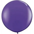 thumbnail image 1 of PMU Premium Latex Balloons - Jumbo Size Balloons for Birthdays, Wedding Parties, Baby Shower, Indoor & Outdoor Party Events & Decoration Supplies - Made in USA, 36 Inch Quartz Purple, Pkg/4, 1 of 6