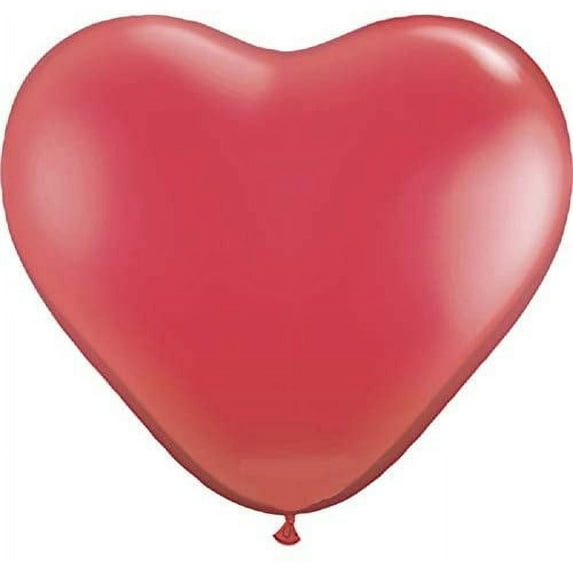 PMU Premium Latex Balloons - Jumbo Size Balloons for Birthdays, Wedding Parties, Baby Shower, Indoor & Outdoor Party Events & Decoration Supplies - Made in USA, 36 Inch Ruby Red, Pkg/1