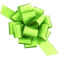 thumbnail image 1 of PMU Pull String Bows - Gift Bows for Wedding, Birthdays & Anniversaries - Ribbon Bows for Flowers & Basket Decoration - Large Bow for Gift Wrapping - 5 Inch 20 Loops Lime Green- (3/pkg) Pkg/1, 1 of 6