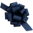 thumbnail image 1 of PMU Pull String Bows - Gift Bows for Wedding, Birthdays & Anniversaries - Ribbon Bows for Flowers & Basket Decoration - Large Bow for Gift Wrapping - 5 Inch 20 Loops Navy- (3/pkg) Pkg/1, 1 of 6