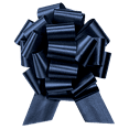 thumbnail image 1 of PMU Pull String Bows - Gift Bows for Wedding, Birthdays & Anniversaries - Ribbon Bows for Flowers & Basket Decoration - Large Bow for Gift Wrapping - Navy 8 Inch 20 Loops (50/pkg) Pkg/1, 1 of 1