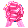 thumbnail image 1 of PMU Pull String Bows - Gift Bows for Wedding, Birthdays & Anniversaries - Ribbon Bows for Flowers & Basket Decoration - Large Bow for Gift Wrapping - Rose 8 Inch 20 Loops (1/pkg) Pkg/1, 1 of 1