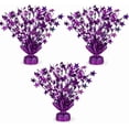 thumbnail image 1 of PMU 3 Pack Bursting Star Metallic Foil Spray Centerpiece- Purple Prismatic Balloon Weights, Party Table Decorations Centerpiece for Birthdays, Halloween, Christmas and Graduation 15in / 7.34cm, 1 of 9
