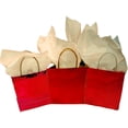 thumbnail image 1 of PMU Red Foil Cube Gift Bags Pkg/3, 1 of 1